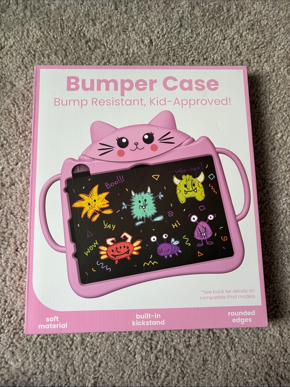 Target Pink Cat Bumper Case for Kids